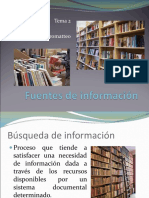 Tema 2 Fuentes de Informacion