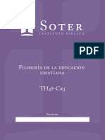 Filosofía de La Educacion Cristiana