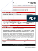 Post Pay Installment Request Form: Cardholder Information