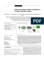 Microalgae Cultivation and Culture Medium Recycling by A Two-Stage Cultivation System