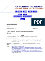 Virtual Playing Chips in A Multiuser Online Game Network