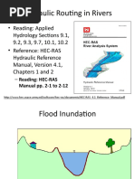 Hydraulic Routing