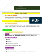 RULE130 Rulesofadmi SSI BI LI TY: Sec.1.Objectasevi Dence