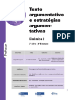 Texto Argumentativo e Estratégias Argumen Tativas: Dinâmica 2