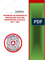 Programa de Difusion de Proteccion Civil 2017 2021