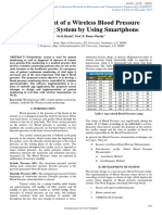 Development of A Wireless Blood Pressure Monitoring System by Using Smartphone