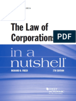 The Law of Corporation in A Nutshell