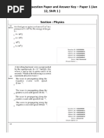 Jee Main 2019 Answer