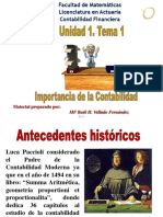 Unidad 1. Antecedentes Históricos de La Contabilidad.) Contabilidad Financiera Definiciones