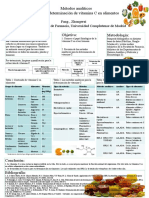 Metodos Analiticos para La Determinacion de VIt C en Alimentos