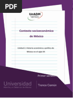 Unidad 2. Historia Economica y Politica de Mexico en El Siglo XX - 2017 - 2017 - 2 PDF