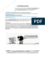 El Liberalismo y El Principio de Dignidad de La Persona