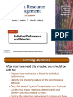 Human Resource Management: Individual Performance and Retention