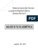 12 - Sistemas Elétricos I - Análises de Faltas Assimétricas PDF