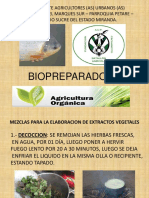 Mezclas para La Elaboracion de Extractos Vegetales