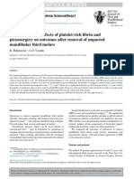 Evaluation of The Effects of Plaelet-Rich Fibrin and Piezosurgery On Outcomes After Removal of Impacted Mandibular Third Molars