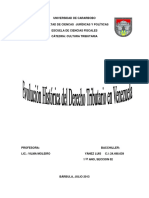 Evolucion Historica Del Derecho Tributario en Venezuela