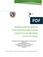 Produccin de Dimetil Eter PDF