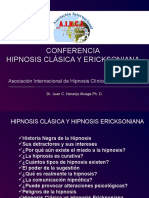 Hipnosis Clasica y Ericksoniana