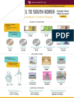 TRAVEL TO South Korea: Conversation Cheat Sheet