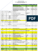 Tentative Elective Sched