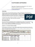 More Excel Formulas and Functions: Sample One - Overachiever Elementary Budget