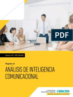 Magíster en Análisis de Inteligencia Comunicacional (Santiago)