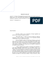 Ley - Pedro Bello Díaz "Personalidad Destacada Del Cultura de La Ciudad Autónoma de Buenos Aires"