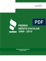 Premio Mérito Escolar 2009 - 2010 Catálogo de Escuelas Ganadoras