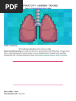 Respiratory History Taking