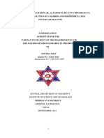 Adsorptive Removal of Iron (II), Aluminium (III) and Chromium (Vi) From Aqueous Solution by Charred and Phosphorylated Sugarcane Bagasse