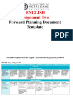 English 3 Assignment 2 FPD Template