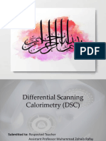 Differential Scanning Calorimetry