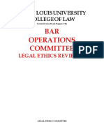 Legal Ethics Reviewer