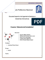 Obtención de Formaldehido