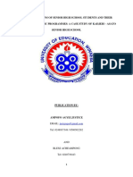 Carrier Decisions of Senior High School PDF