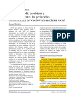 Las Contribuciones de Virchow A La Medicina Social PDF