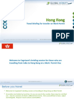 Hong Kong: Travel Briefing For Transfer On Work Permit