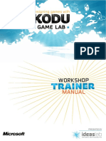 Designing Games With Kodu Game Lab Trainer Manual v2