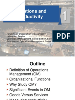 Operations and Productivity