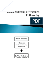 Characteristics of Western Philosophy