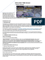 Geologic Time Scale: Cambrian Ordovician Silurian Devonian Carboniferous Permian