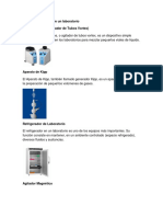 Equipo y Cristaleria de Un Laboratorio