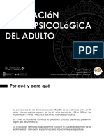 Evaluación Neuropsicológica Del Adulto