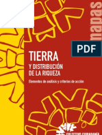 Tierra y Distribución de La Riqueza