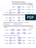 9 Empirical Molec Formulas Ans Key PDF