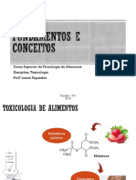 Aula 1 - Fundamentos e Conceitos Da Toxicologia