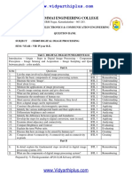 Valliammai Engineering College: Department of Electronics & Communication Engineering Question Bank