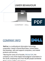 Consumer Behaviour: Company - Dell