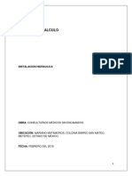 Memoria de Calculo Consultorio Sin Encamados